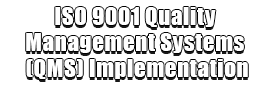 ISO 9001 Quality Management Systems (QMS) Implementation Logo